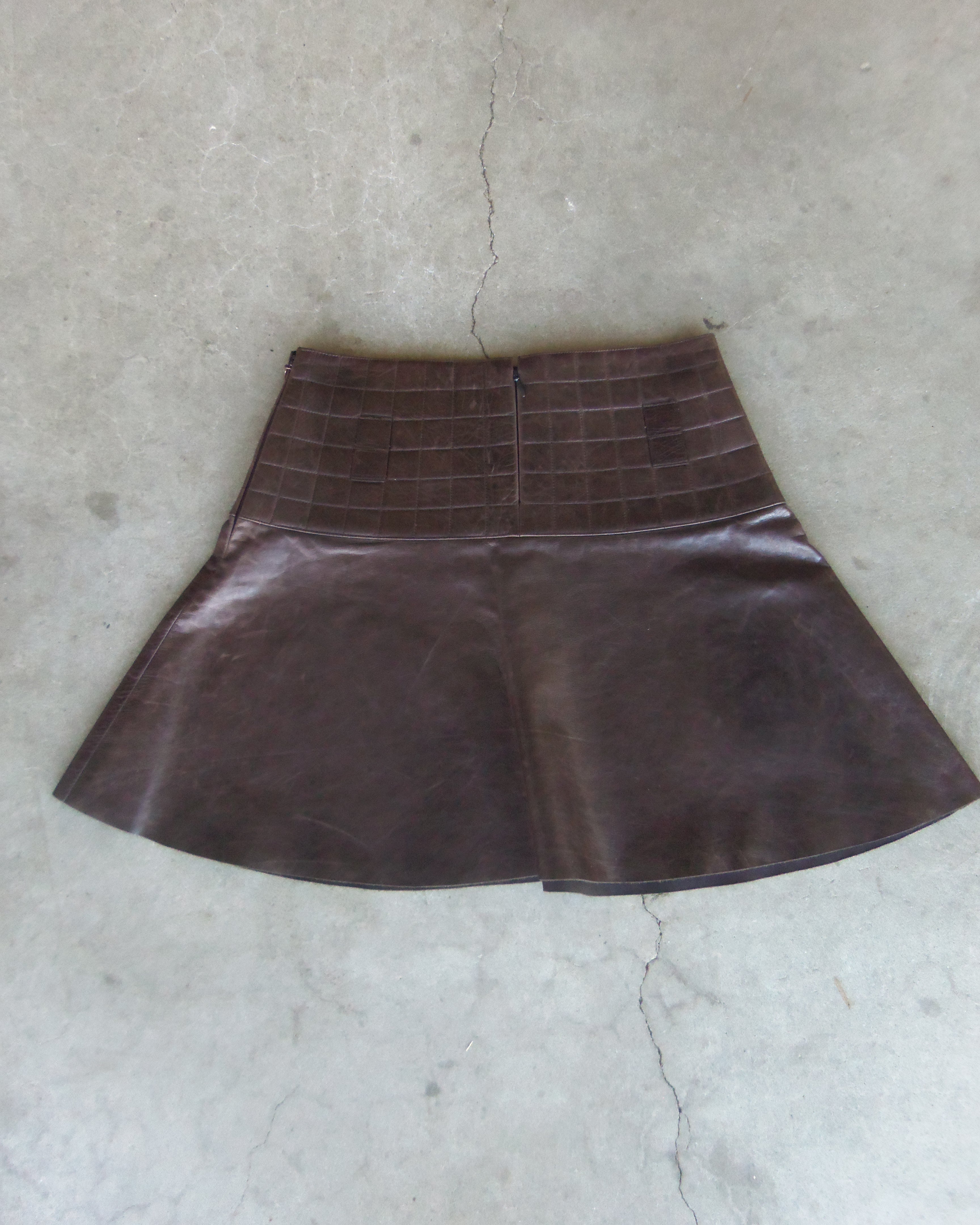 Chanel FW 2002 Chocolate Bar Skirt