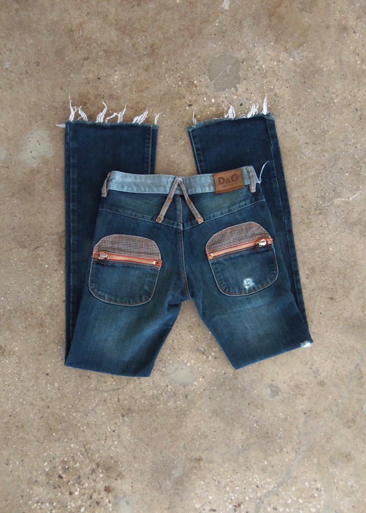 D&G Plaid Jeans