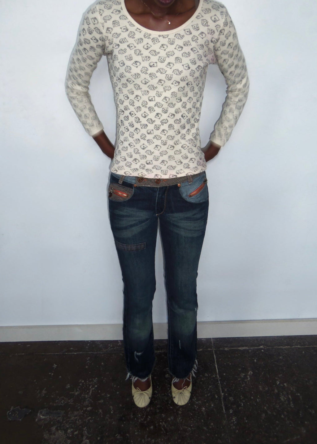 D&G Plaid Jeans