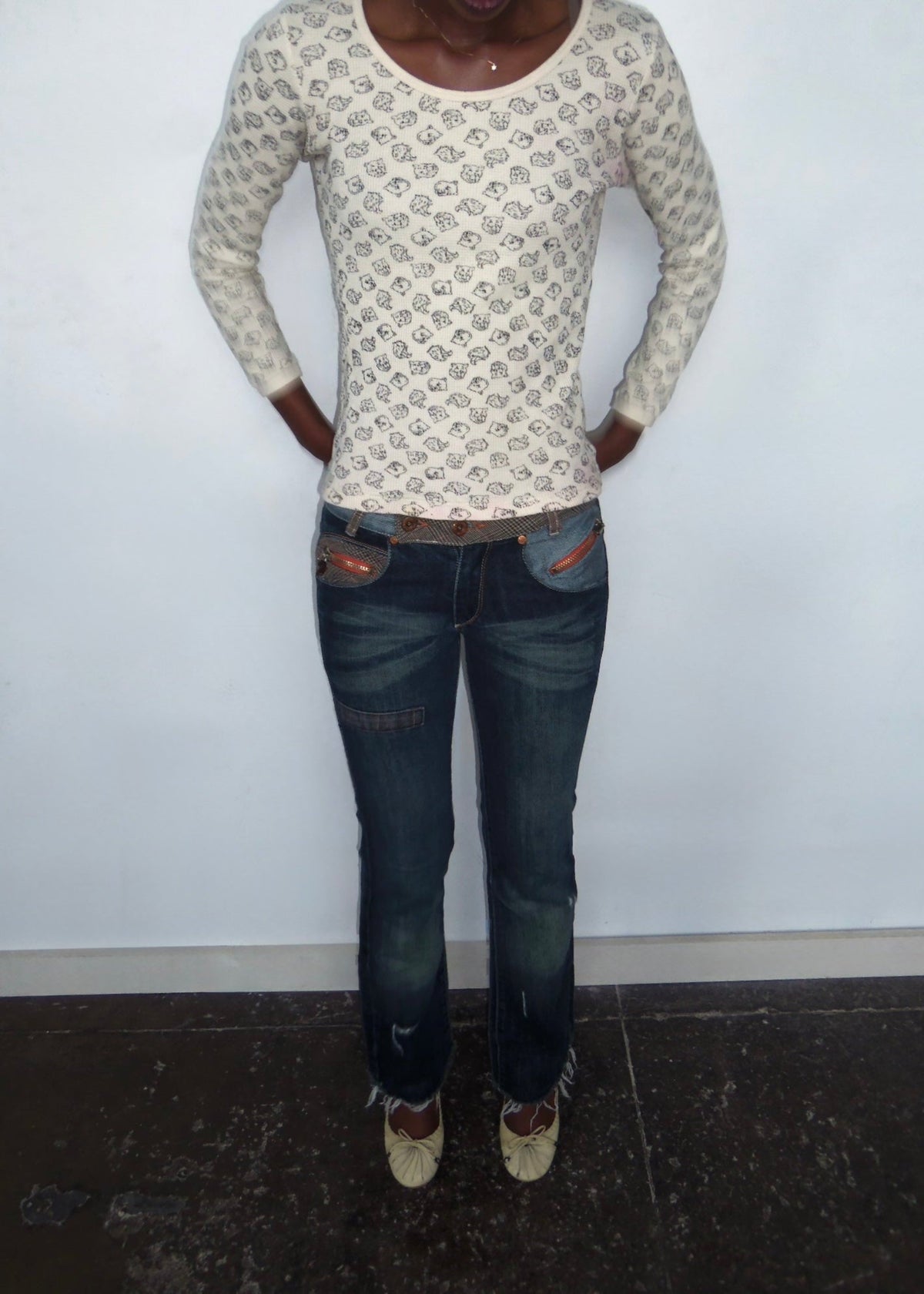 D&G Plaid Jeans