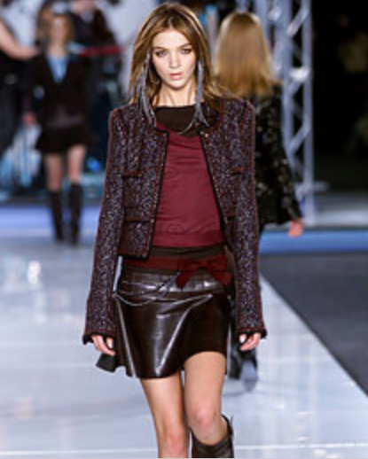 Chanel FW 2002 Chocolate Bar Skirt